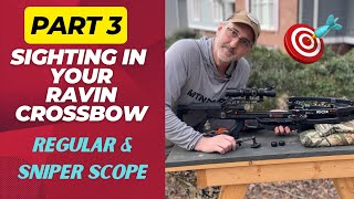 How To SIGHT IN A Ravin Crossbow!