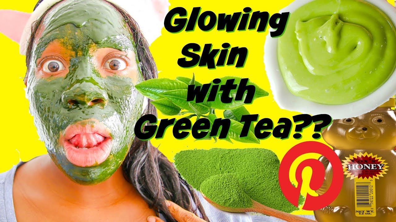 Glowing Green Tea Face Mask DIY! Glowing Skincare Green TEA Face Mask