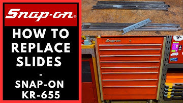 How To Replace Snap On Tool Box Slides - Snap On KR-655