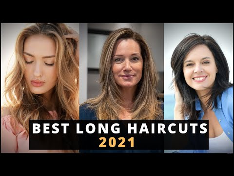 Video: Women's haircuts for long hair 2021