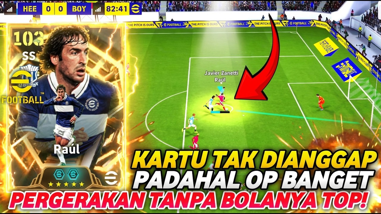 DUMMY RUNNER MERESAHKAN! Cara Pakai Raul eFootball 2026 Daily Challenge: Memahaminya = Auto Gol!