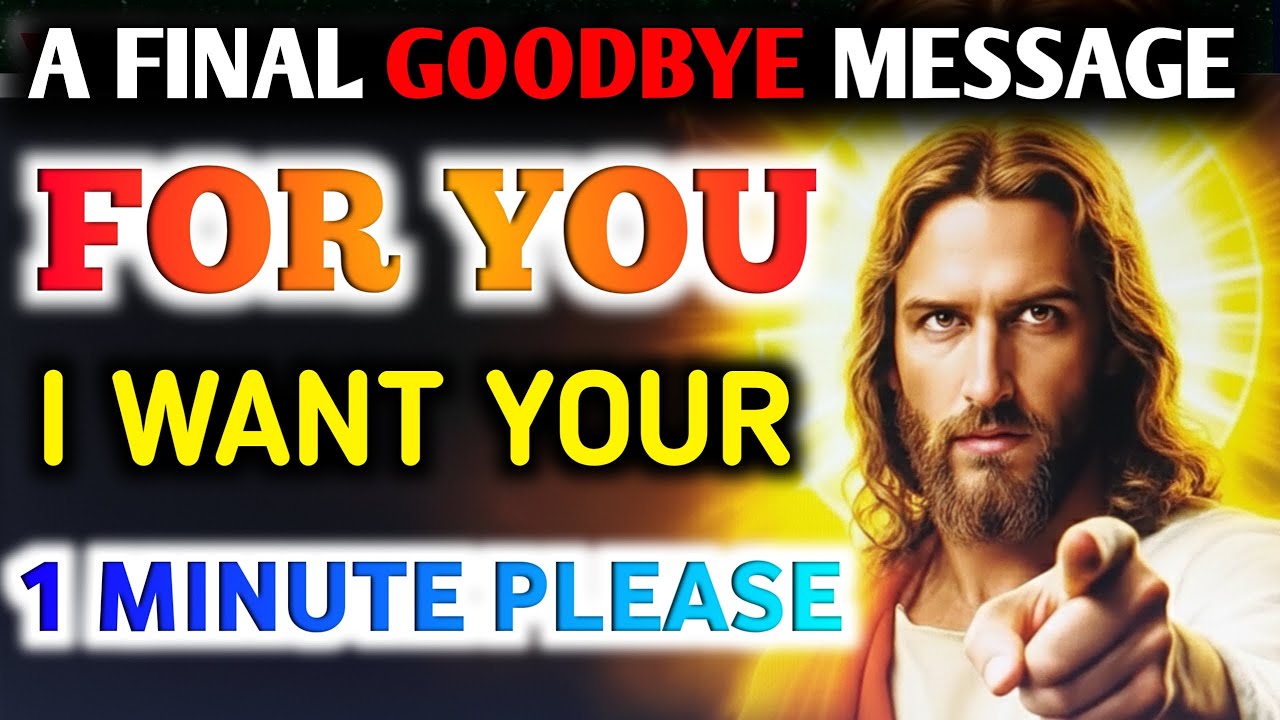 God says 👉 Give Me 1 Minute This Is My Final Message For You ✝️God message | Prophetic word