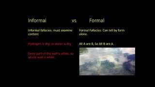 Formal Fallacies, an intro to formal logic