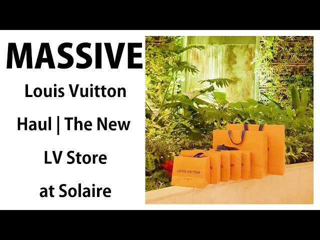 INSIDE LOUIS VUITTONS GREENBELT Makati & SOLAIRE PH / LV SHOPPING VLOG #01  