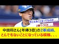 中日・中田翔さん(年俸3億)の2軍成績、とんでもないことになっている模様、、、【ネット反応集】