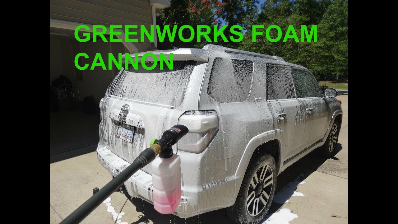 Greenworks Pressure Washer Foam Cannon Attachment Grey 5209902