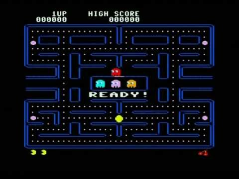 Homebrew Pac-Man (6502 code, ATMega hardware)