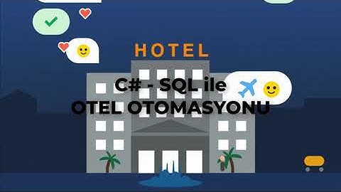 C# & MSSQL - OTEL OTOMASYONU