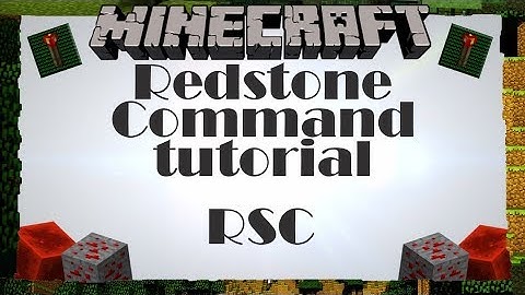RSC PLUGIN RedstoneCommand || Tutorial [Nederlands/Dutch]