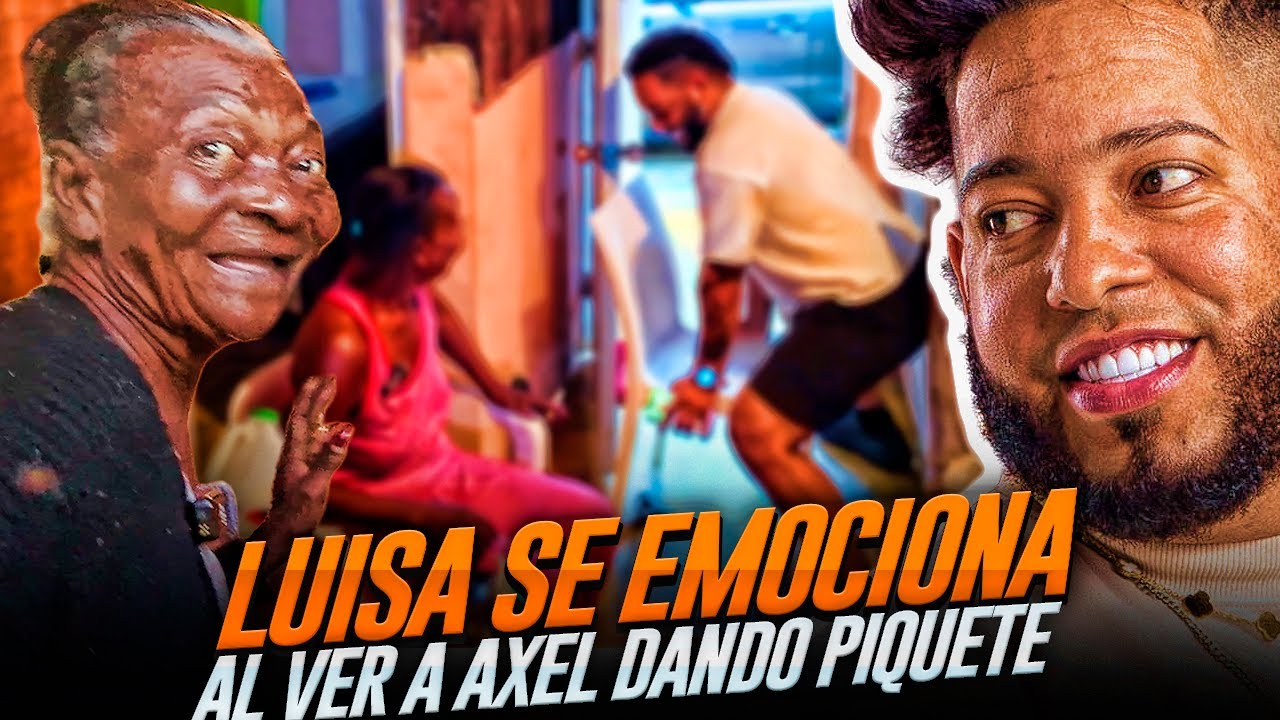INCREIBLE LA REACCION DE LUISA AL VER A AXEL HACIENDO ESO
