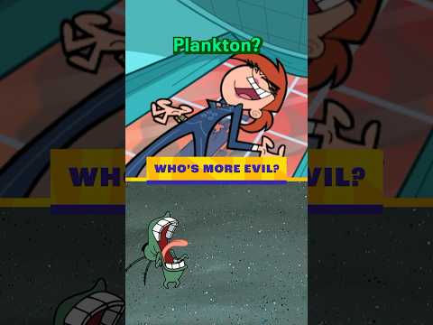 Plankton vs. Vicky: WHO'S MORE EVIL? #shorts