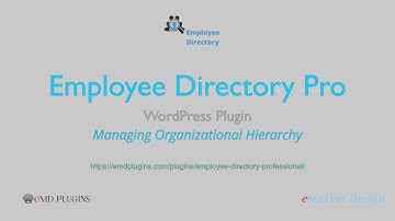 Employee Directory Professional WordPress plugin - Managing Organizational Hierarchies