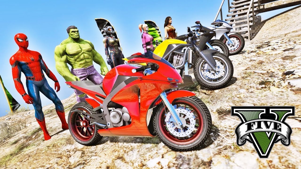 Homem aranha e herois Hulk Homem de Ferro e Batman de carros e motos ...