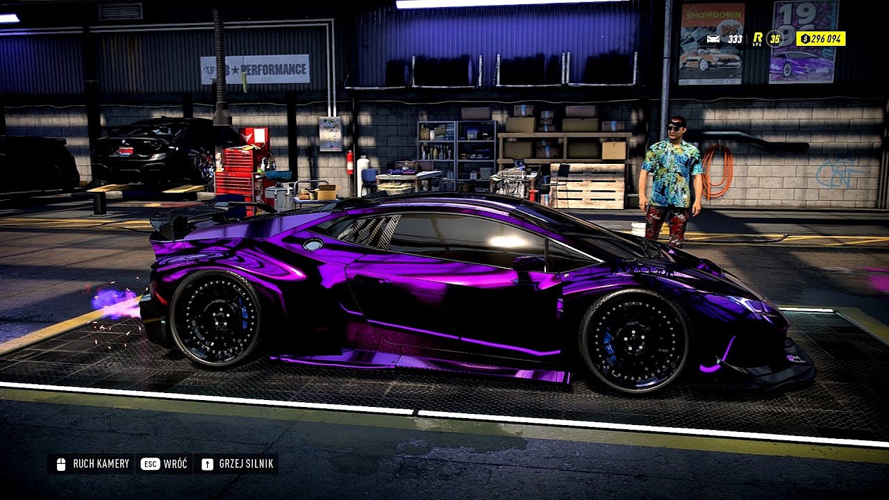 Need for Speed Heat PL - Lamborghini Huracan | Tuning i Wyścig. (HD).