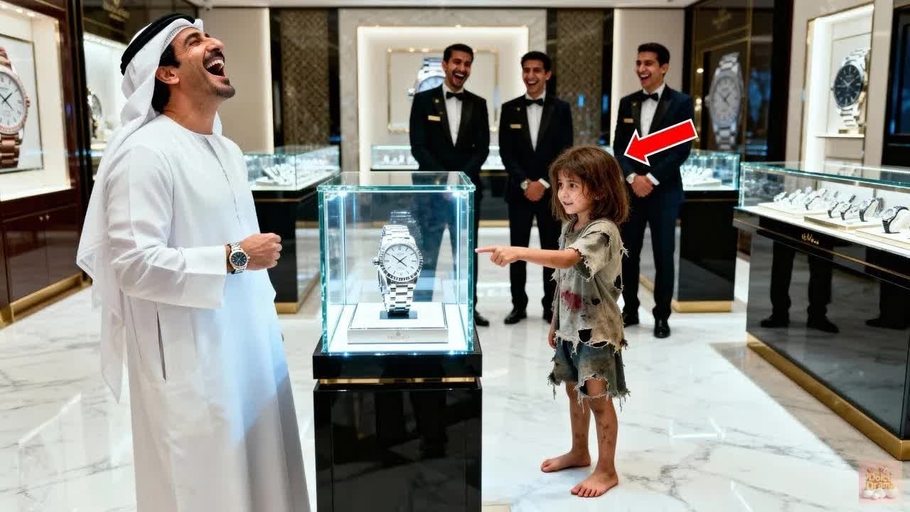 Povera ragazza entra nel negozio di orologi del miliardario arabo tutti ridono 5 secondi dopo sc