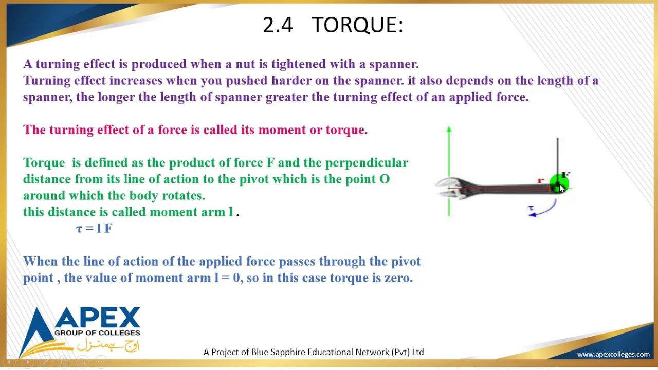 Physics Pre-1st Year: Torque - YouTube