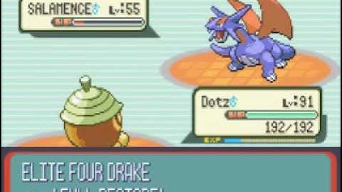 Pokemon Ruby - Seedot Only Run - Part 18 - Elite Four 4 - Dealing with Drake
