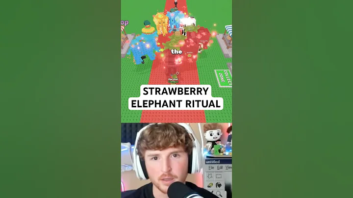 Doing the Strawberry Elephant Ritual..