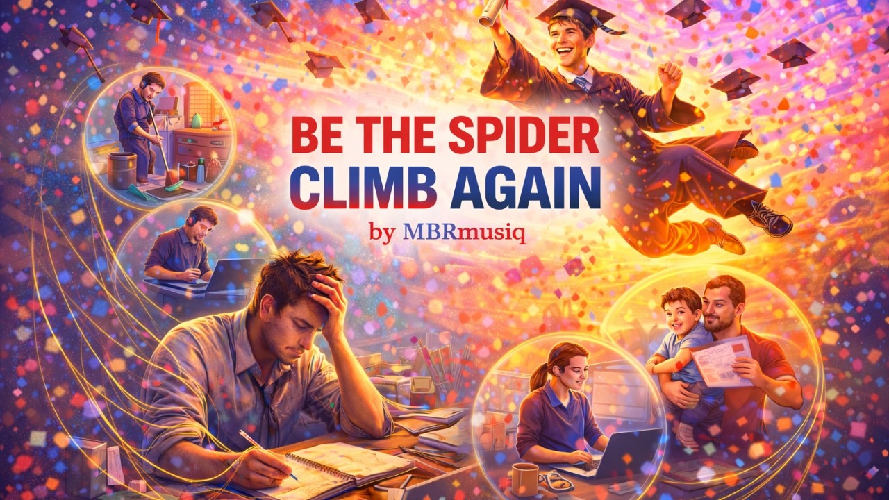 When You’re Tired of Trying | Be The Spider Climb Again #motivation