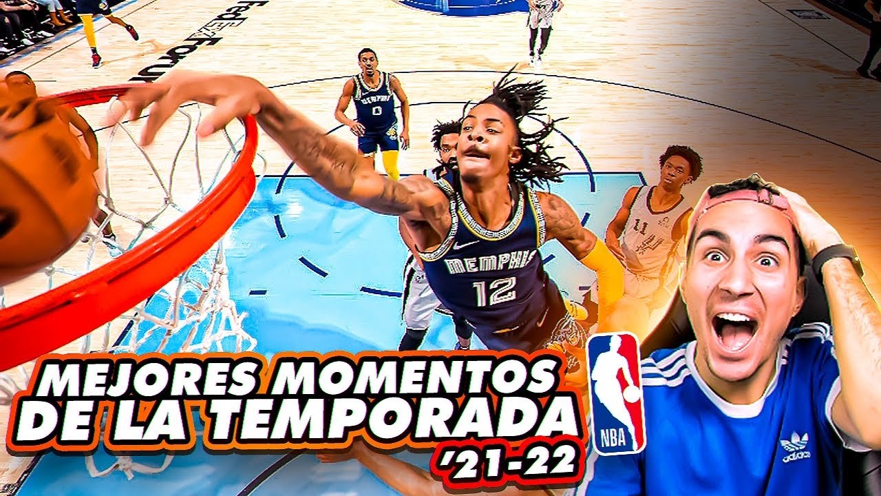 REACCIONANDO a LOS MEJORES MOMENTOS DE LA TEMPORADA ‘21-22 en la NBA🔥🏀