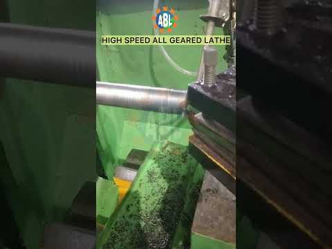 HIGH SPEED GEARED LATHE #machine #threading #industrial #maintenance #mechanical