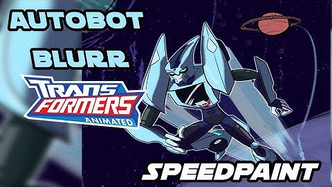 Autobot Blurr · Transformers Animated ~[Speedpaint]~ | Mr. MikeBot