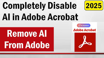 How To Completely Disable AI in Adobe Acrobat | How To Remove AI From Adobe | Remove AI Assistant