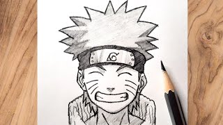 Easy Anime Drawing || How to Draw Naruto Uzumaki || Naruto Drawing Tutorial for beginners screenshot 4