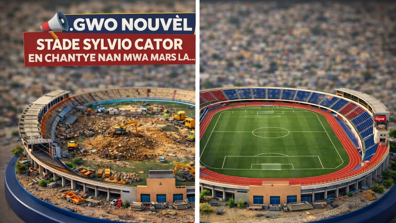 🔴 BON NOUVÈL AYITI 🇭🇹|Stade Sylvio Cator PRAL AN CHANTIYE Seleksyon an tounen lakay avan Mondyal la