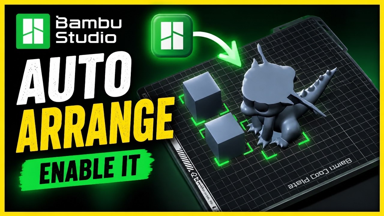 How To ENABLE Auto Arrange In Bambu Studio (EASY) 2026 - YouTube