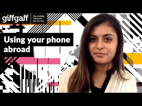 How to use your phone abroad | tutorial | giffgaff