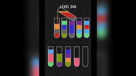 Water sort puzzle level 346