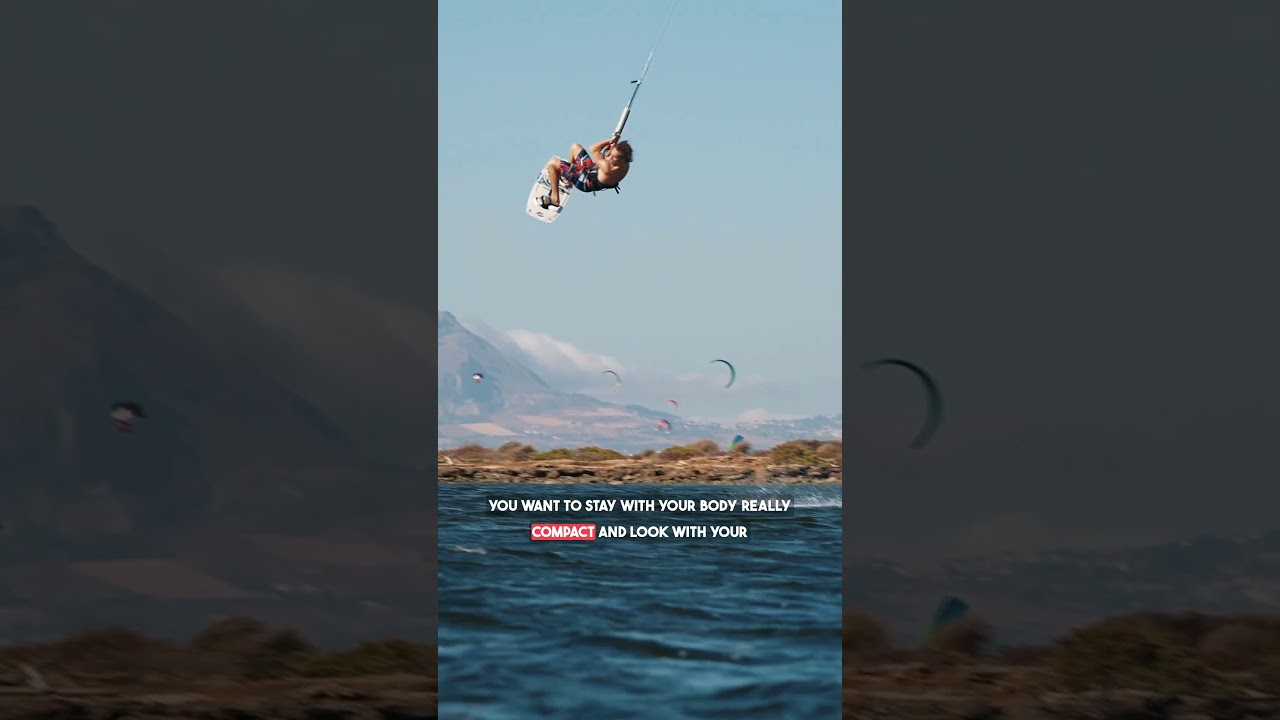 Double Front Roll in Kiteboarding | Prokite Alby Rondina #shorts