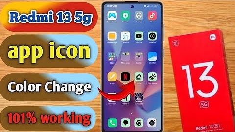redmi 13 5g app colour problem, redmi 13 5g app color change, redmi 13 5g display color change