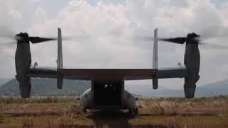 US Marines with VMM-262 conduct flight operations during exercise KAMANDAG 3 (2019) 🇺🇸