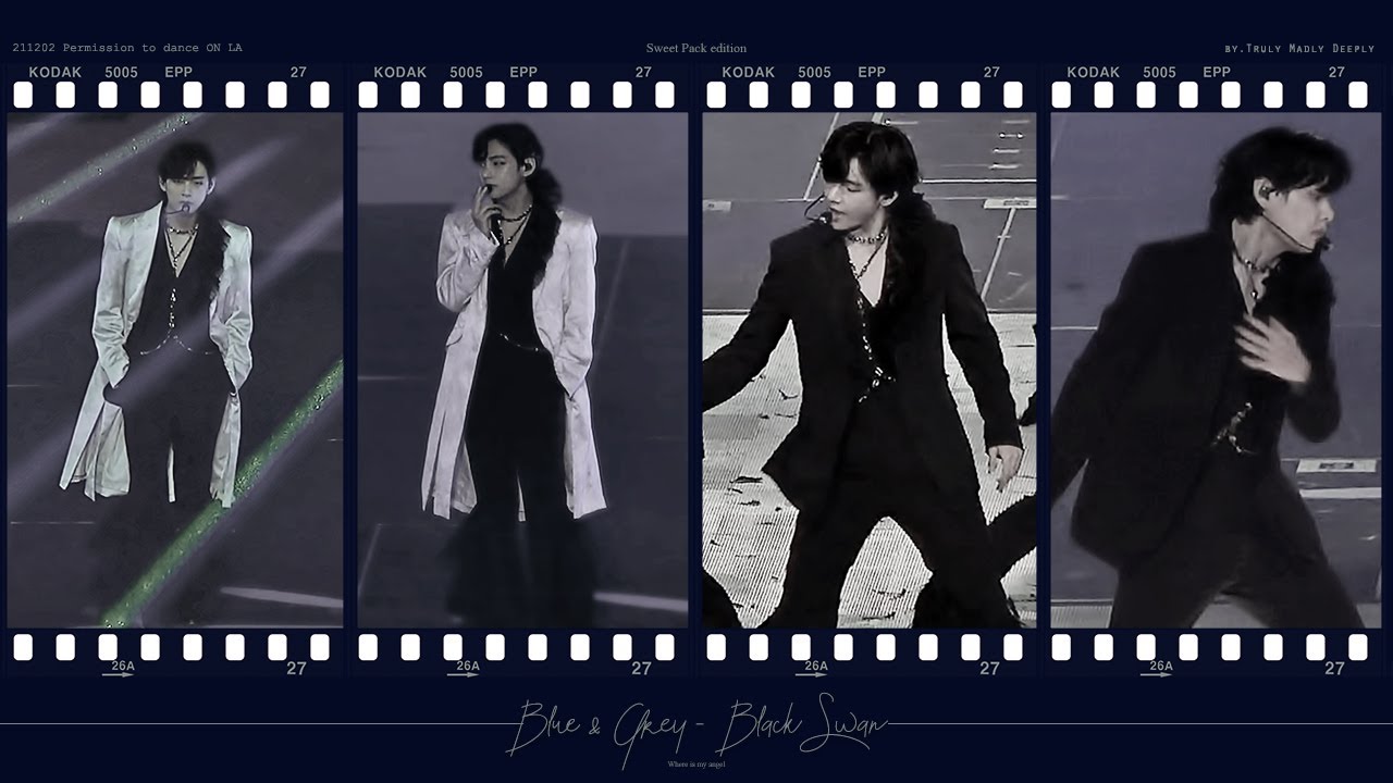 Sweet Pack : 211202 Blue & Grey Short ver  + Black Swan