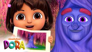 dora reads tall tales tree storytime kids dora friends