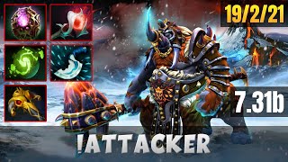 ATTACKER MAGNUS MID LANE WITH 19 KILLS | DOTA 2 PATCH 7.31B PRO GAMEPLAY