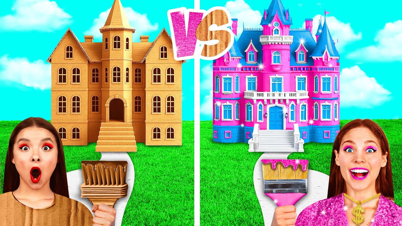 Домики Одного Цвета Бедная vs Богатая vs Ультра Богатая | Смешные Ситуации и Неудачи от Crazy DO