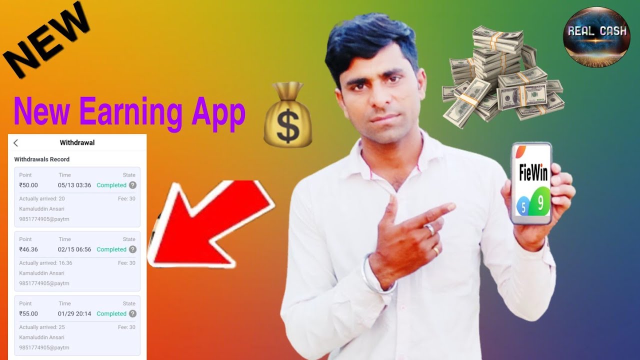 🔥New Earning App !! How To Register Fiewin ?? Refer And Earn Money !!🔥 Unlimited Trick!!!!!