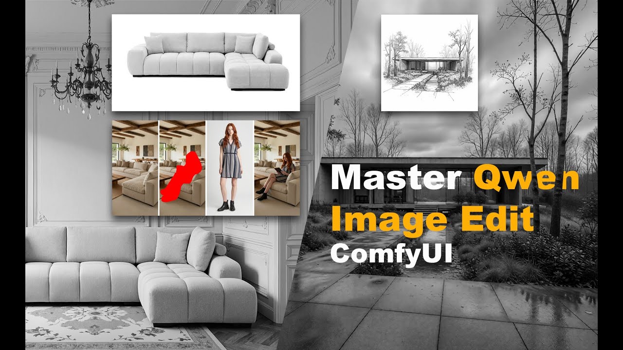 Master Qwen Image Edit in ComfyUI — 11-Hour Workflow Course for Architects & Archviz
