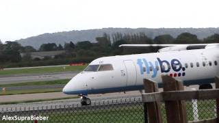 Flybe Dash-8 Q400 Emergency Landing Manchester