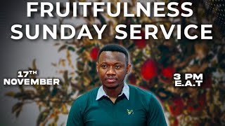 Fruitfulness Sunday Service | Amb.Prophet David Richard