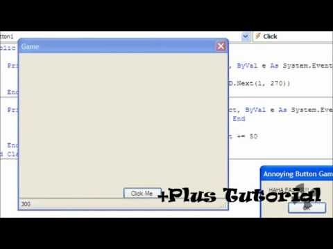 Create Annoying Button Game In Visual Studio