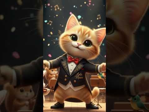 القطة الموسيقار دهشت المسرح