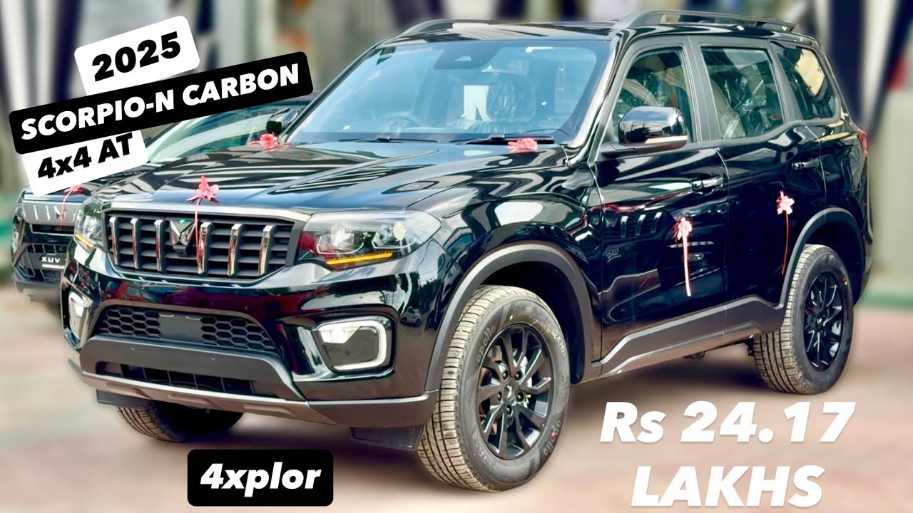 2025 SCORPIO-N Z8L CARBON 4X4 AT 😍 Rs 24.17 LAKHS ❤️ Z8L 4X4 AT | ADAS LEVEL 2, 4XPLOR, 18