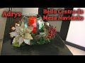 Bello Centro de Mesa Navideño con Vela Roja || Navidad 2021