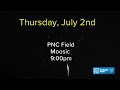 Fireworks displays in northeastern and central Pennsylvania | July 3, 2026
