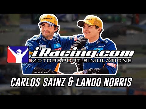 Carlos Sainz and Lando Norris on iRacing | Stream Highlights 04.02.2020