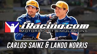 Carlos Sainz and Lando Norris on iRacing | Stream Highlights 04.02.2020